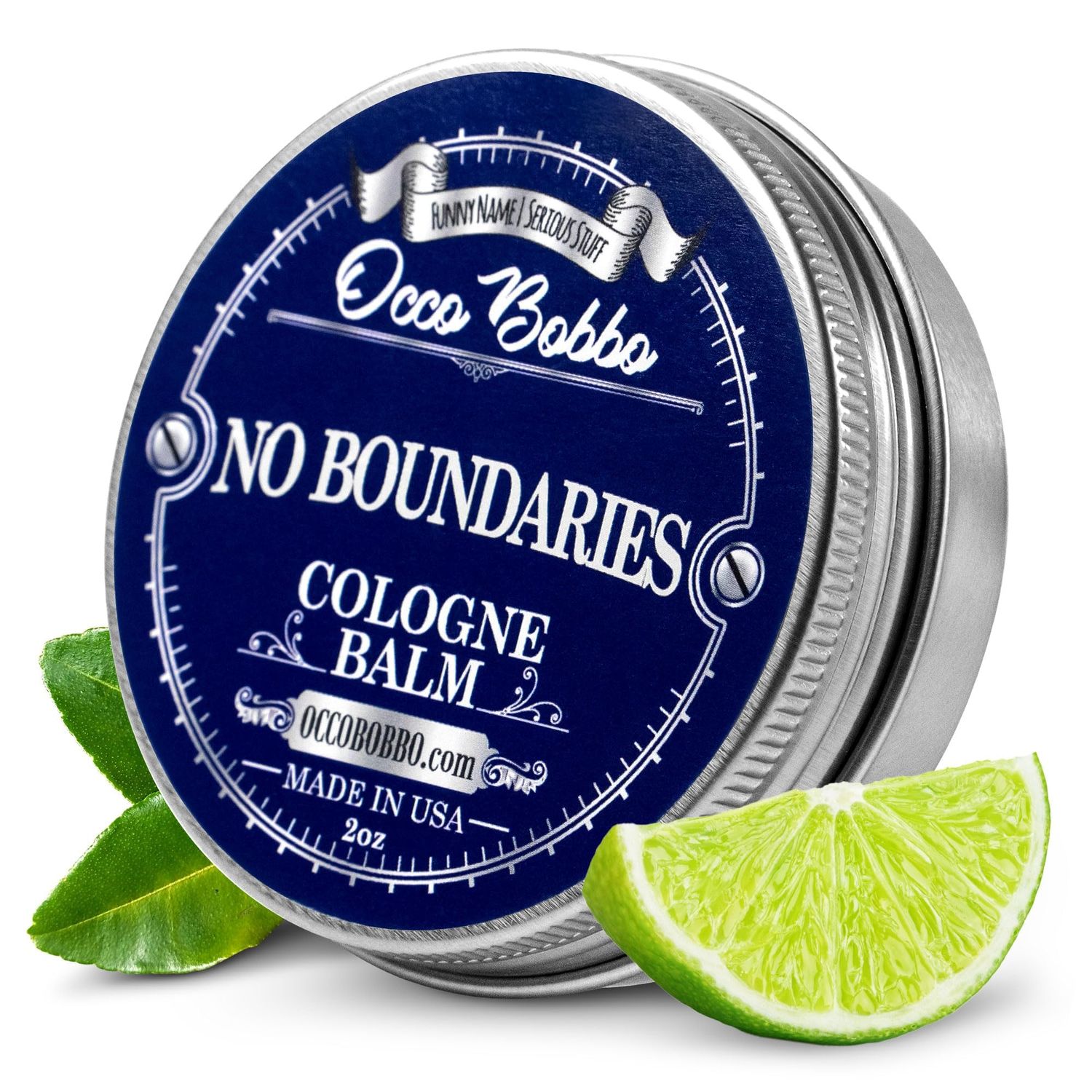 Handy Hound Occo Bobbo No Boundaries Solid Cologne - Classic and Clean Scent that Combines Woody-Fresh Musk Cedar and Citrus Notes - Made In The USA - All-Natural Ingredients - 2 oz