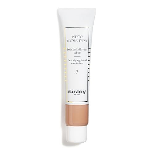 Sisley Paris Phyto-Hydra Teint, No. 3 Golden - 40 mL - Beautifying Tinted Moisturizer - Evens, Corrects &amp; Illuminates - Glide-On, Light Texture for Glowy, Bare-Skin Finish