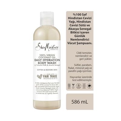SheaMoisture Virgin Coconut Oil Body Wash, 19.8 FL Oz