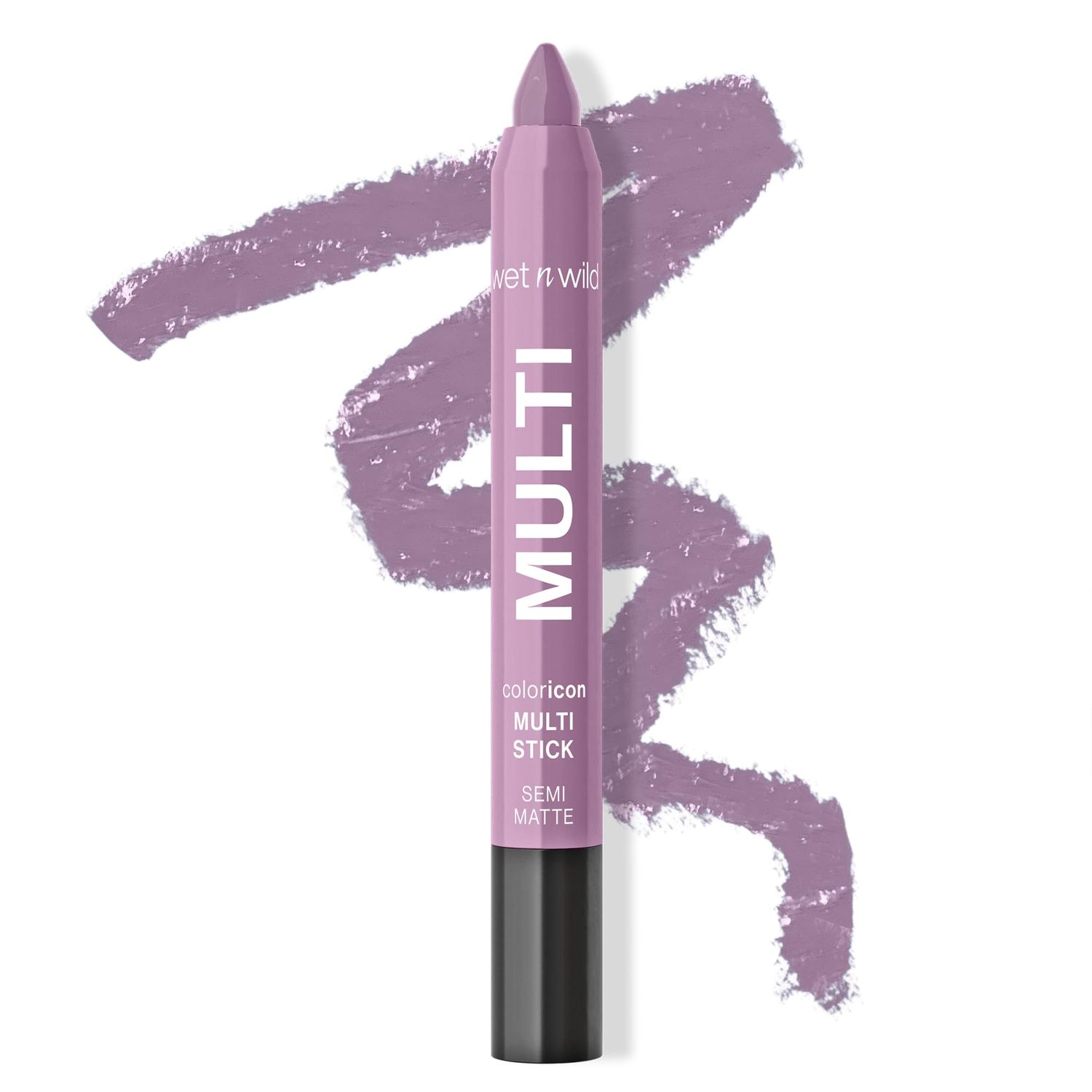 wet n wild Color Icon Cream Eyeliner Eyeshadow Multi-Stick, Moisturizing, Nourishing Velvety Cream-to-Powder Buildable &amp; Blendable Formula, Cruelty-Free &amp; Vegan - Lavender Bliss