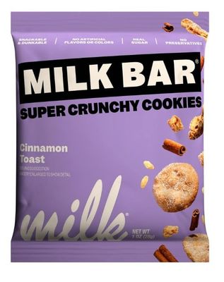 Milk Bar Super Crunchie Cookies, Cinnamon Toast, Peanut-Free, 12 Packs