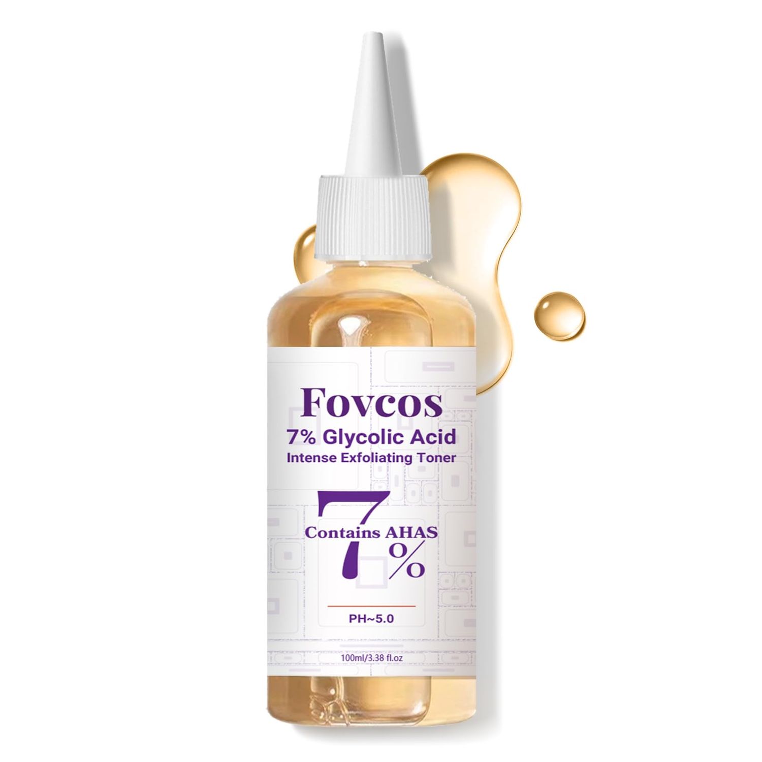 7 Glycolic Acid Toner, 7 Glycolic Acid Toner for Diminishing Acne Marks, Pore Tightening and Skin Hydration