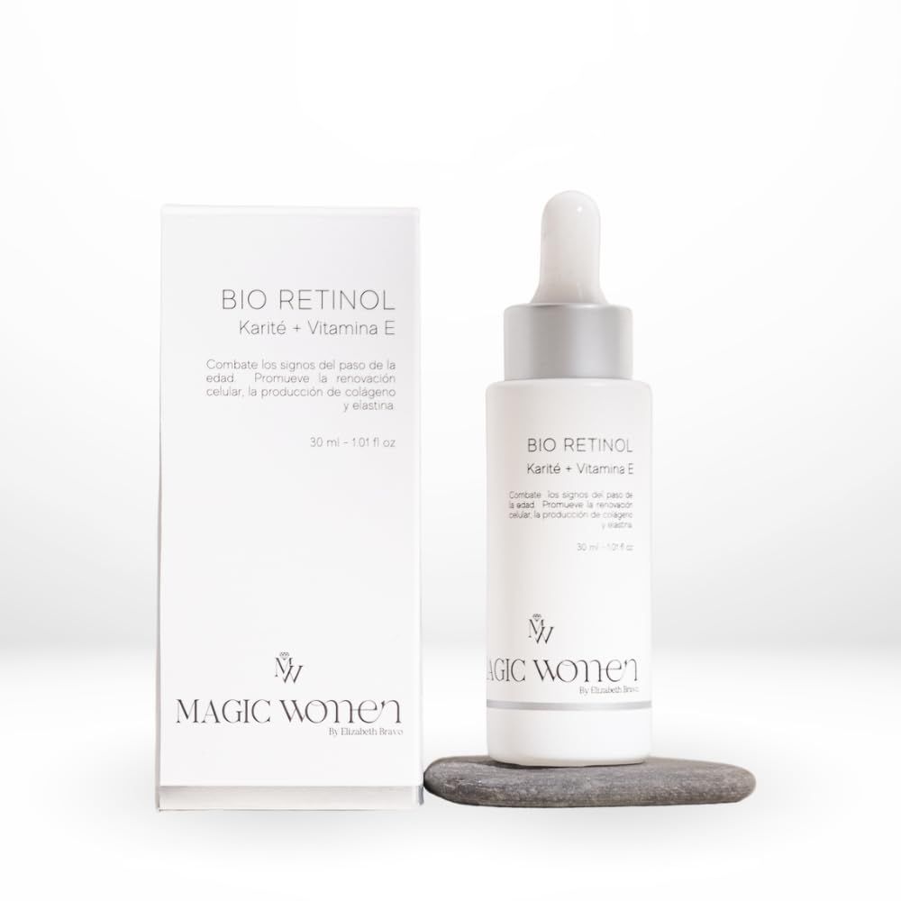 Magic Women by Elizabeth Bravo Bio-Retinol Face Serum - Anti-Aging Facial Serum with Shea Butter &amp; Vitamin E - Retinol Alternative for Wrinkles, Firmness &amp; Skin Renewal - 1 Fl Oz