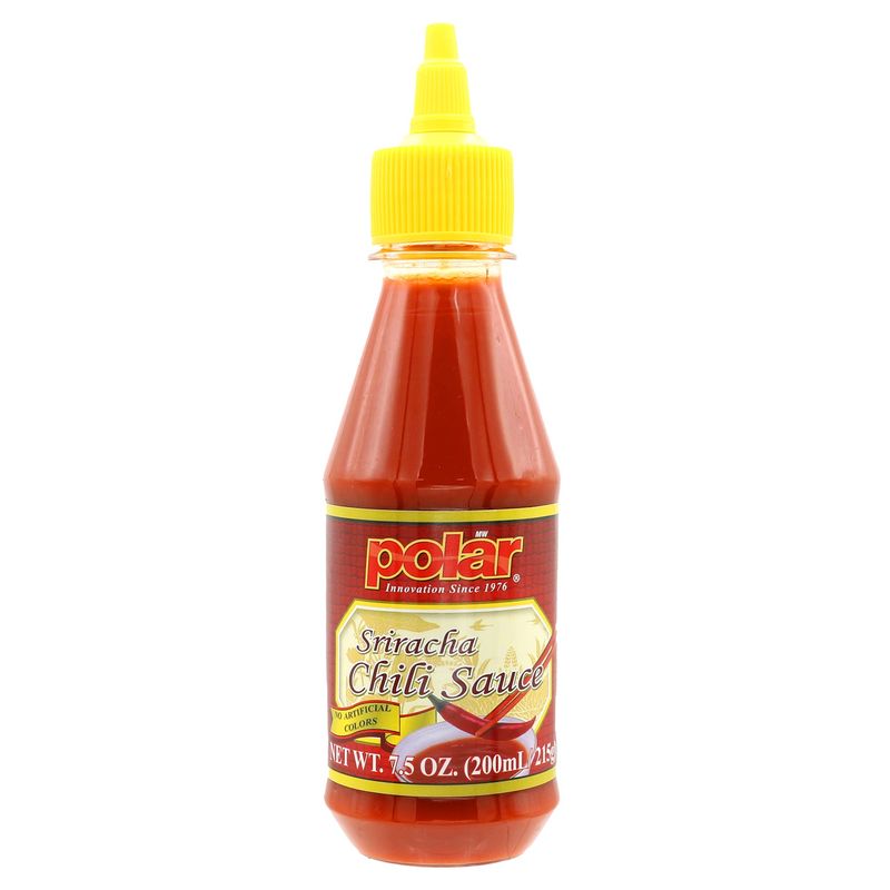 MW Polar Sriracha Chili Sauce 7.5 oz Pack of 6, Hot Sauce for Pho, Breakfast, Eggs &amp; Toast, Sandwich, Taco, Sushi, Spicy Mayo, No Artificial Colors