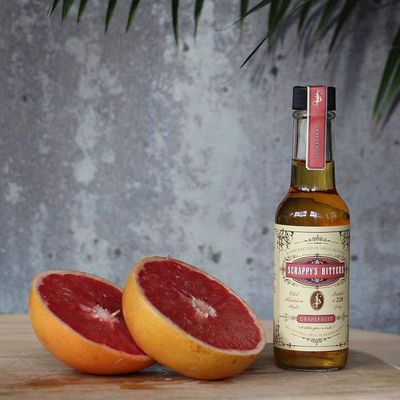 Scrappy's Bitters - Grapefruit, 5 oz - Organic Ingredients, Finest Herbs & Zests, No Extracts, Artificial Flavors, Chemicals or Dyes. Made in the USA! Pack of 2