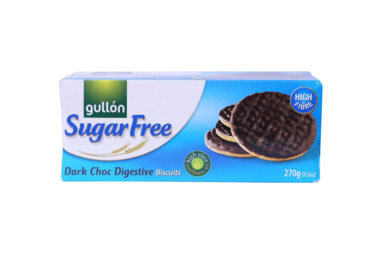 Gullon Sugar Free Choco Digestive Biscuits, 270g