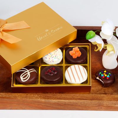 Cookie Gift Basket - Dark Chocolate Gourmet Cookie Gift - Vegan Food Present