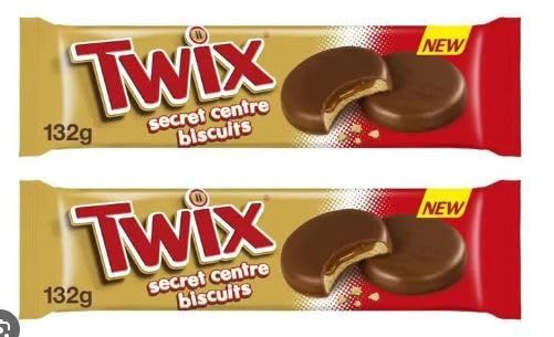 Twix Secret Centre Biscuits- 132g 2-Pack