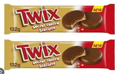 Twix Secret Centre Biscuits- 132g 2-Pack