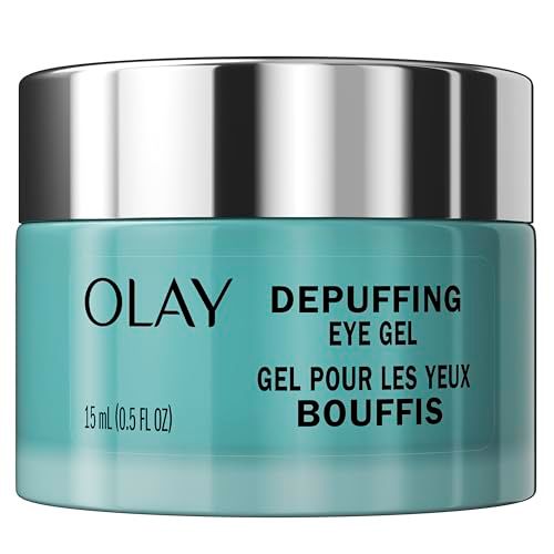 Olay Hyaluronic Peptide 24 Gel Eye Cream, Fragrance-Free, 0.5oz 15 mL
