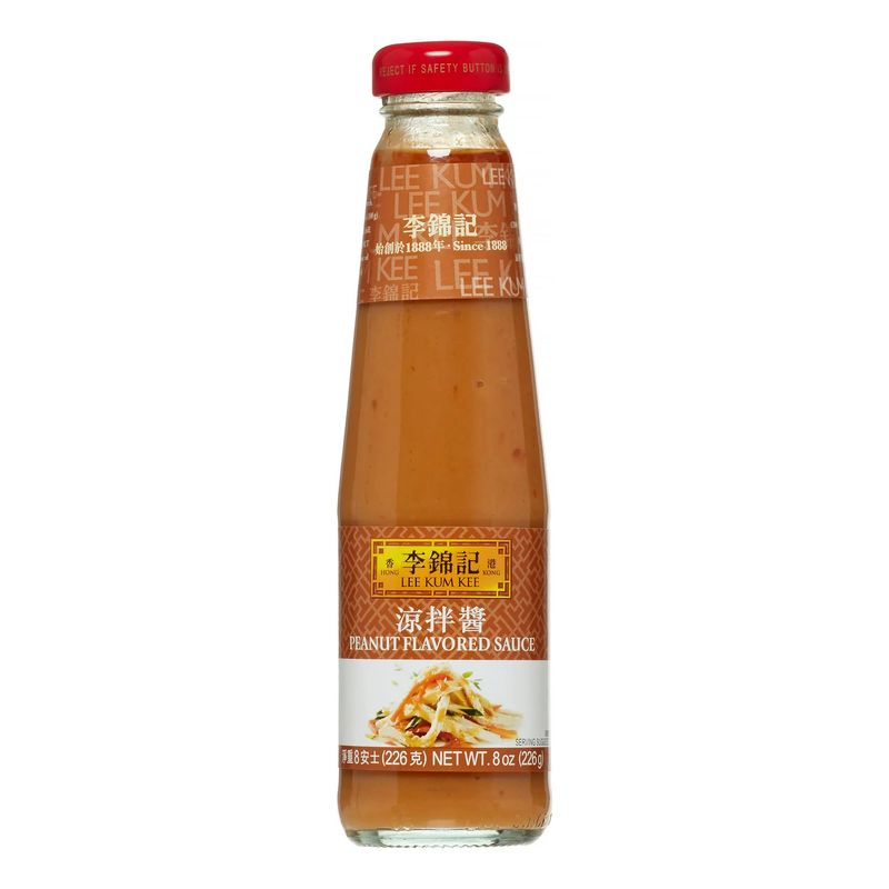 Lee Kum Kee Peanut Flavored Sauce, 8-Ounce Bottle Pack of 4