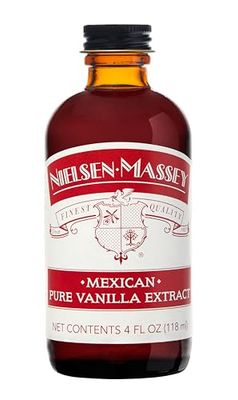 Nielsen-Massey Mexican Pure Vanilla Extract for Baking and Cooking, 4 Ounce Bottle