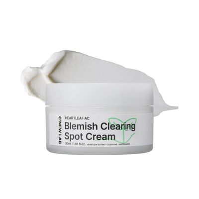 CNEW LAB Heartleaf AC Blemish Clearing Spot Cream 30ml 1.01 fl. oz. Targeted Blemish &amp; Acne Care Heartleaf Extract, Heartleaf Exosome, PHA, Niacinamide 5, Korean Skin Care