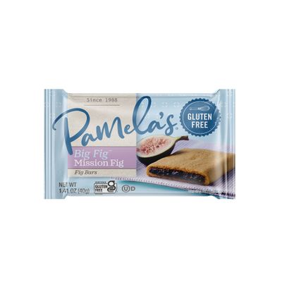 Pamela&#39;s Gluten Free Organic Giant Sized Big Fig Cookies, Mission Fig, 5.64 OZ
