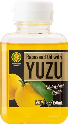 Kinjirushi Gourmet Yuzu Flavored Oil Rapeseed Oil 5.07 oz Yuzu Oil Cooking, Ponzu Sauce, Ramen, Poke Oil, Dressings, Carpaccio, Sashimi, Sushi, Yuzu Extract, Yuzu Sauce, Yuzu Peel