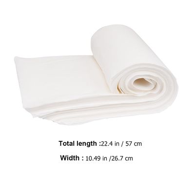 Lurrose 100 Sheets Nail Disposable Pad Absorbent Paper Napkins Beauty Salon Towels Nail Care Towels Non Woven Beauty Spa Towel Foot Bath Towel White Non-woven Fabric Travel Manicure