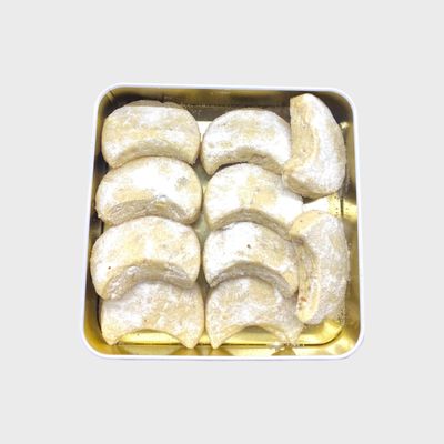 Trend baklava istanbul -Almond Kavala Cookies from istanbul - Traditional Greek Pastry with Crunchy Almonds, Powdered Sugar - Perfect with Tea &amp; Coffee 0.48lb