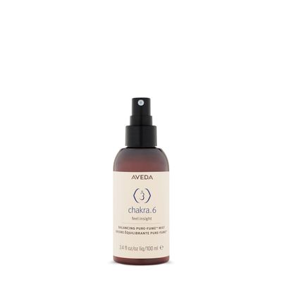 Aveda Chakra 6 Balancing Pure-Fume Mist: Intuition Body &amp; Room Spray Balances Intuition Chakra With Certified Organic Petitgrain, Orange, Geranium, 3.4 Fl Oz