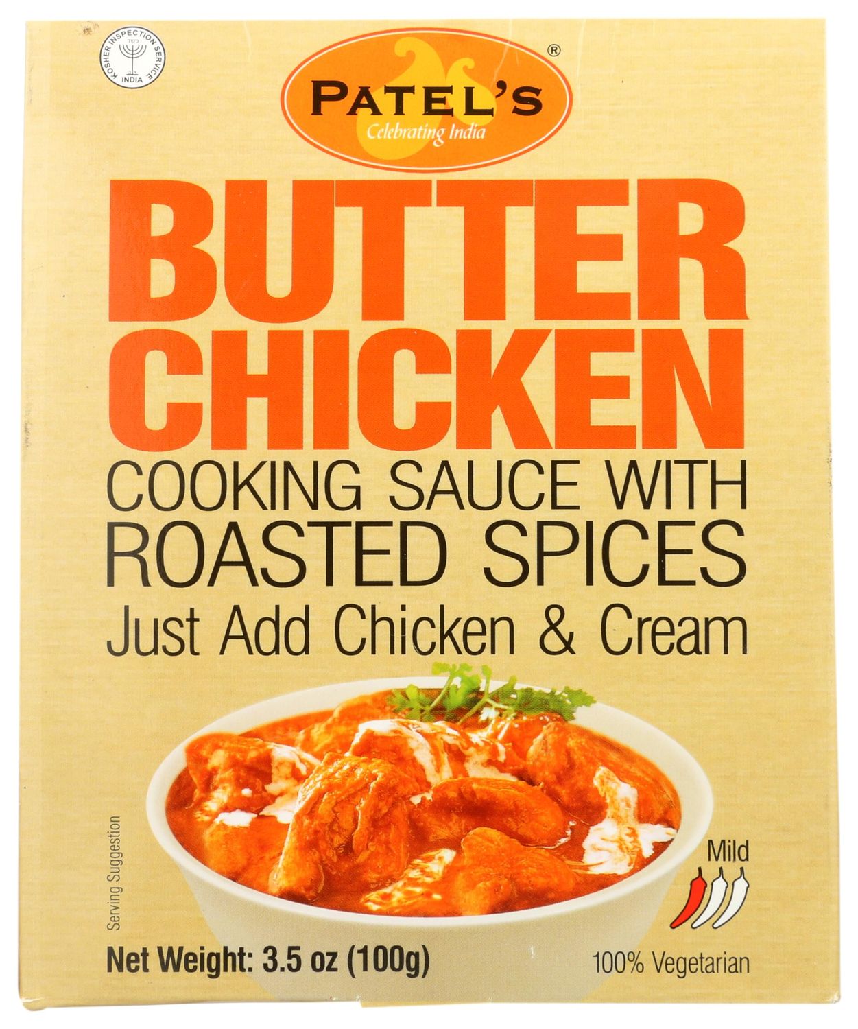 Patel&#39;s Butter Chicken Cooking Sauce with Roasted Spices - 100g Pack of 2