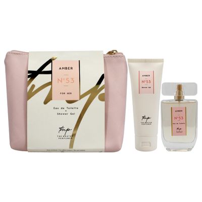 The Master Perfumer Amber N53 for Women - 2 Pc Gift Set 1.7oz EDT Spray, 3.4oz Shower Gel