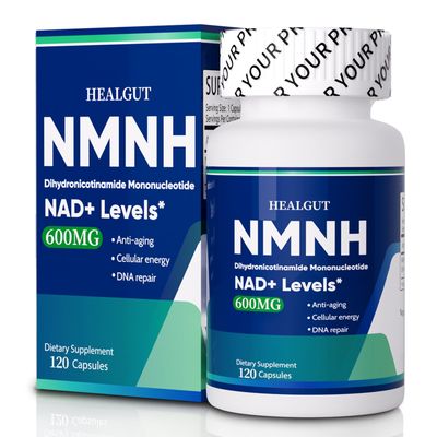 Pure NMNHNMN Supplement AlternativeDihydronicotinamide Mononucleotidefor Women with Skin Aging 600mg: NAD Supplement for Anti-Aging Breakthrough - Boost NAD levels Liposome Capsules 120 Servings
