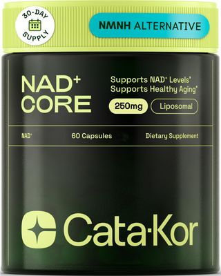 Cata-Kor NMNH Supplement Alternative - Liposomal NAD CORE LipoNAD 250mg - 30-Day Supply - High Purity NAD Supplement for Anti-Aging, Energy, Focus - 60 Capsules