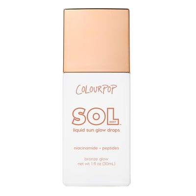 ColourPop Sol Liquid Sun Glow Drops - Buildable Face &amp; Body Bronzer Drops - Glowy Summer Makeup Enriched with Niacinamide &amp; Peptides for Radiant, Healthy-Looking Skin 1.11 oz