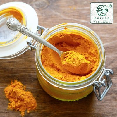 SPICES VILLAGE Yellow Indian Curry Powder, Curry Spice for Cooking, 8 oz, Natural Medium Madras Curry Mix, Kosher, Gluten Free, Non GMO, Salt Free, Resealable Bulk Bag