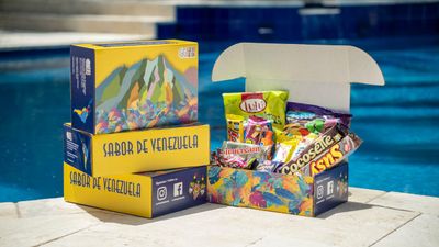Venezuela Candy Box Pirucream Cocosette Susy Venezolano Chucherias Venezolanas Sweet Snack Gift Crate Box Assorted Cookies, Chips & Candies Mix Variety Pack International Classic