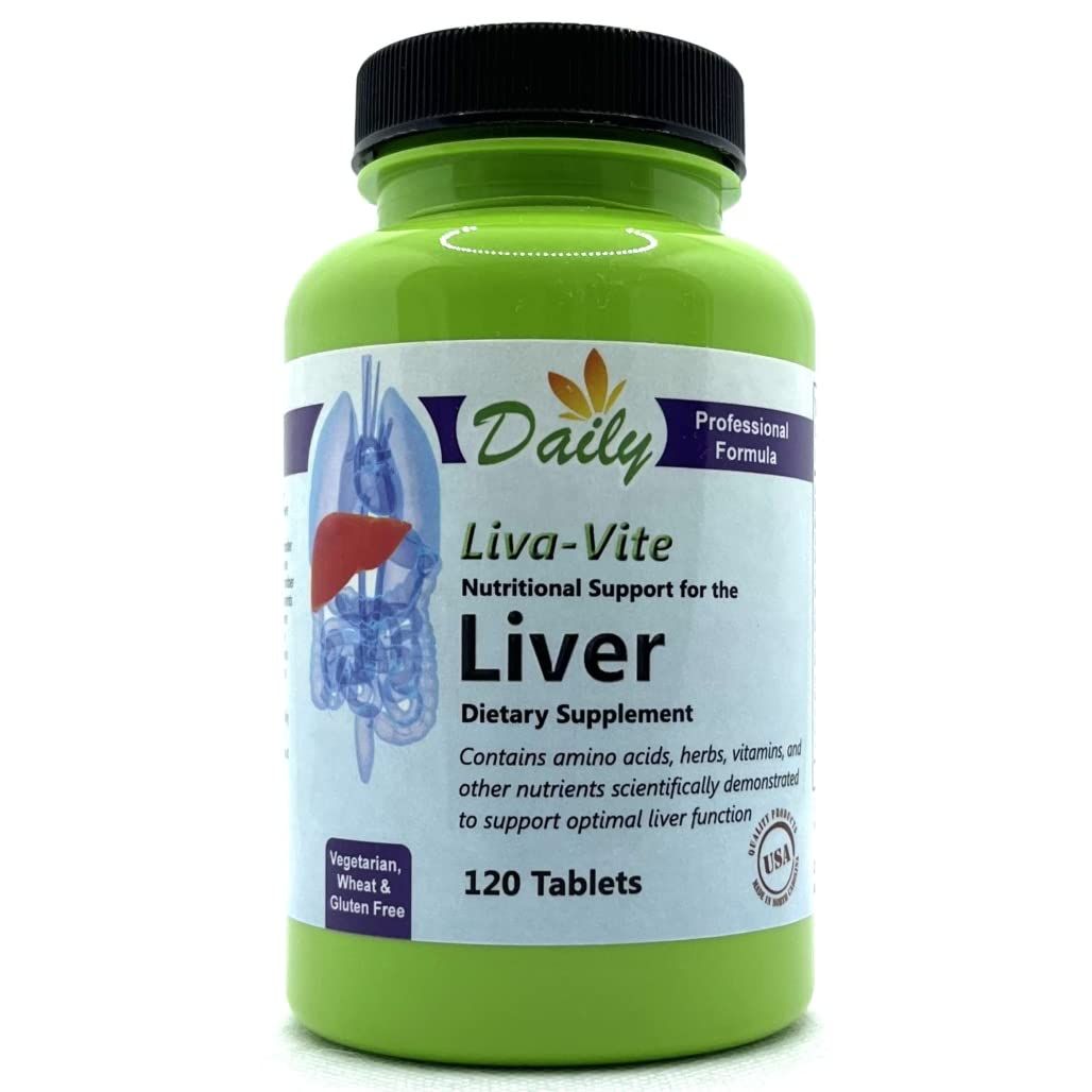 Daily Manufacturing Liva-Vite L-Methionine, Choline, Inositol, Taurine, Dandelion Root Extract, Milk Thistle Extract, Black Radish Root, Beet Root, Uva Ursi &amp; Goldenseal Root