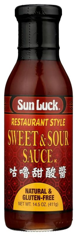 Sun Luck Sauce, Sweet and Sour, 14.5 Ounce Pack of 6