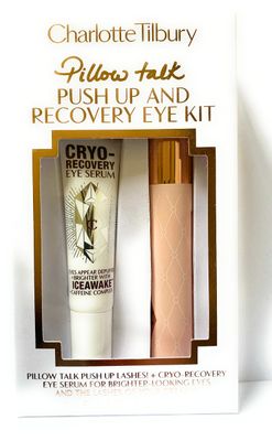 Charlotte Tilbury Pillow Talk Push Up Mascara and Cryo Recovery Eye Serum Kit