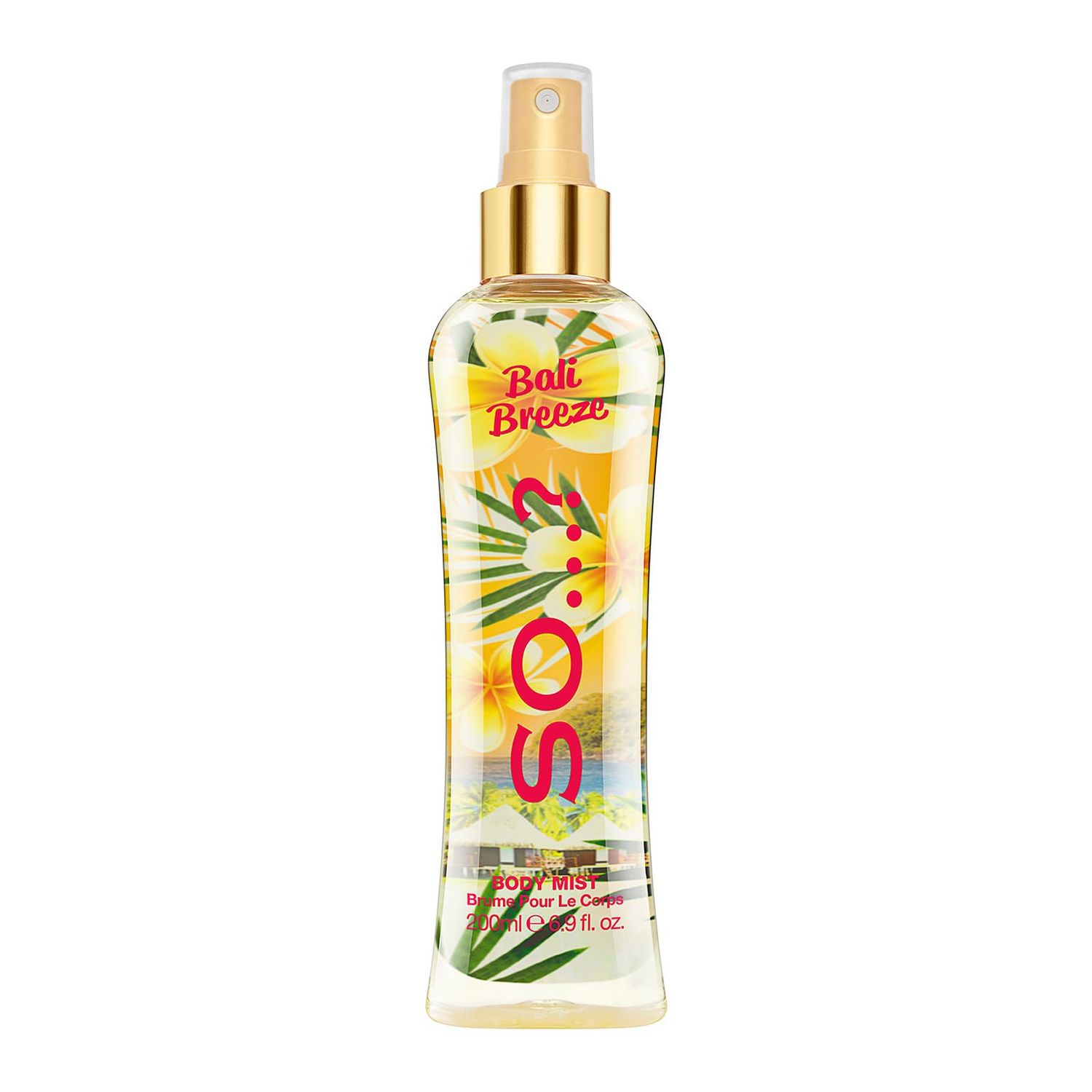 So? Bali Breeze Body Mist - Perfume for Women with Tropical Aroma - Body Spray for Women with Coconut, Almond and Vanilla Notes - 6.9 oz