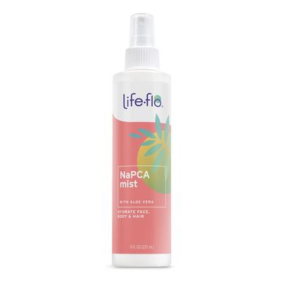 Life-flo NaPCA Mist Hydrating Spray for Face, Body and Hair With Aloe and Sodium PCA for Softer, Fresher Skin 8oz