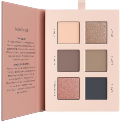 bareMinerals Mineralist Eyeshadow Palette, Six Richly Pigmented Blendable Shades, Talc-Free Eye Shadow Palette Makeup, Vegan