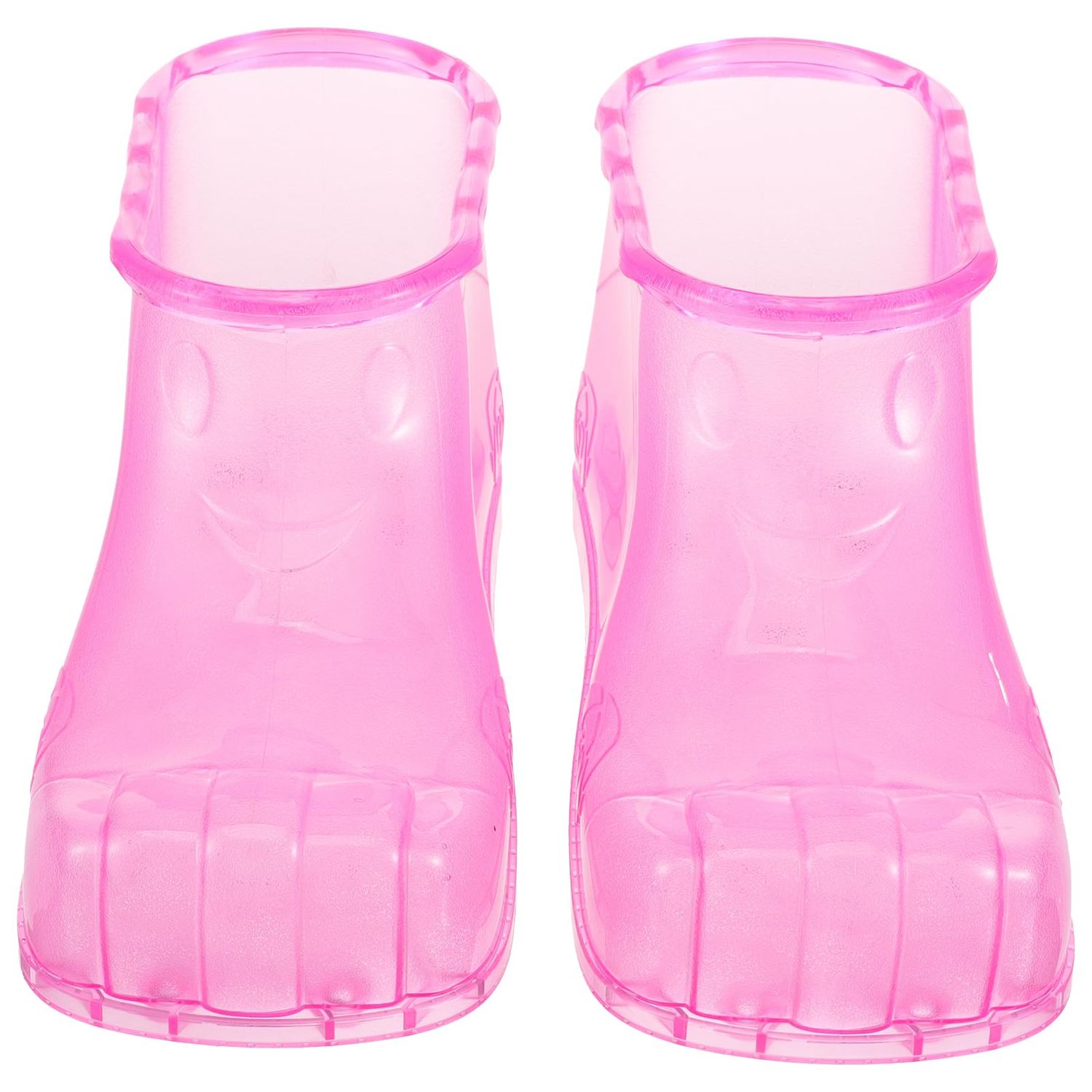 minkissy 1 Pair Foot Bath Shoes - Foot Bath Boots Portable Foot Soak Tub Foot Spa Shoes Foot Tub Bucket Small Size Women 11 Men 9.5 Pink