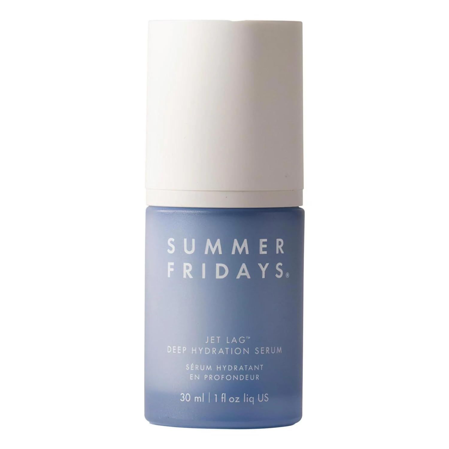 Summer Fridays Jet Lag Deep Hydration Serum - Hydrating Face Serum for Dry Skin with Glycerin &amp; Squalane - Helps Soothe Skin, Improves Skin Barrier &amp; the Appearance of Fine Lines &amp; Wrinkles 1 Oz