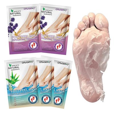5 Pack Foot Peeling Mask,Exfoliator Peel Off Calluses Dead Skin Callus Remover,Foot Mask for Dry Cracked Feet,Foot Peel Masks for Men and Women Feet Peeling Mask for Fathers Day Gift for Husband