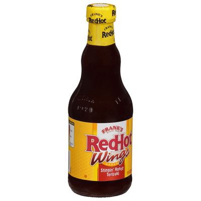 Frank&#39;s RedHot Stingin&#39; Honey Teriyaki Wings Sauce, 12 fl oz Pack of 5