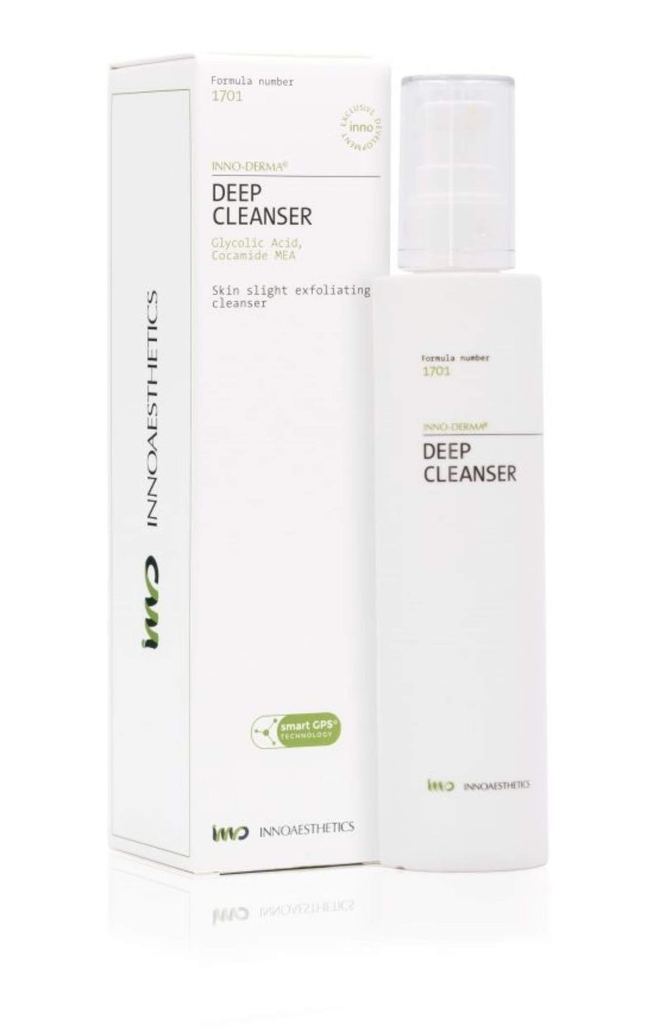 INNOAESTHETICS Deep Cleanser wGlycolic Acid for OilyCombination Skin-Promotes Collagen Production