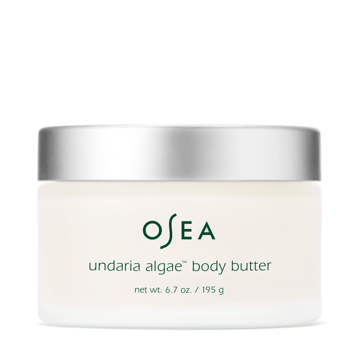 OSEA Undaria Algae Body Butter 6.7 oz - For Dry Skin - Ultra Hydrating Whipped Shea Butter Ceramides - Vegan Skincare &amp; Clean Bodycare - Thick Body Cream - For Extremely Dry Crepey Skin