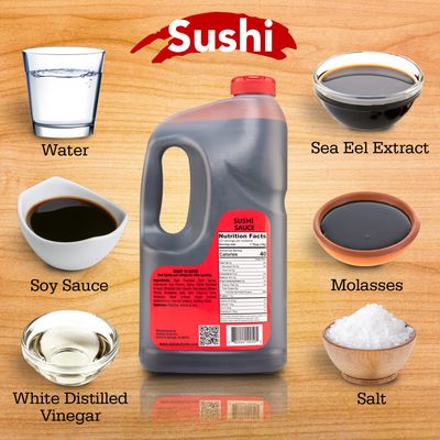 Otafuku Sushi Unagi Eel Sauce, 82.5 OZ 12 Gallon
