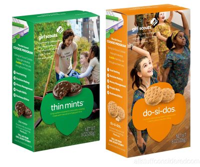 Girl Scout Cookies, 2 Pack, Thin Mints and Do-si-do Peanut Butter Sandwich Combo Pack
