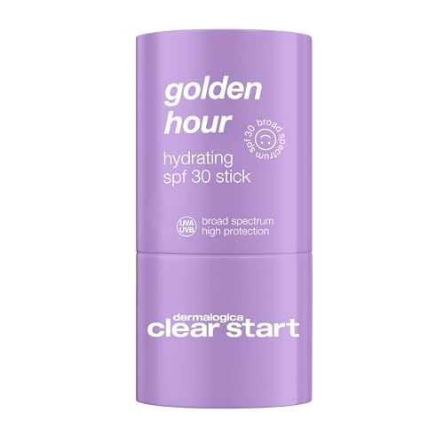 Dermalogica Clear Start Golden Hour Hydrating SPF 30 Stick, Sunscreen Stick - Hydrating and Pore Clearing, 0.68 oz