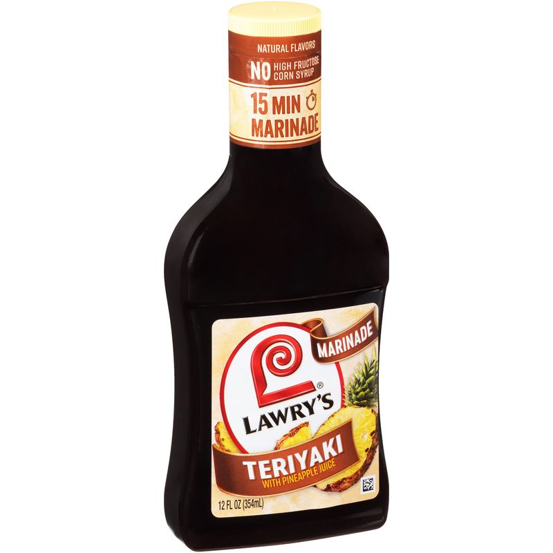 Lawry&#39;s Teriyaki With Pineapple Juice Marinade, 12 fl oz