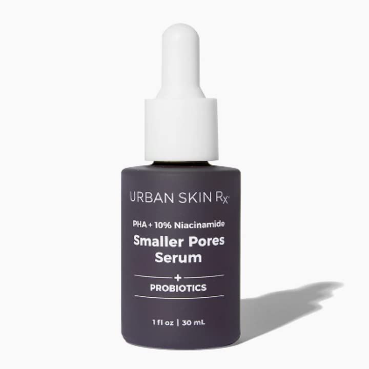 Urban Skin Rx, PHA 10 Niacinamide Smaller Pores Serum, Tightens Pores for Clear, Brighter &amp; Smoother Skin, Exfoliates, Decongests, and Controls Excess Oil, 1 Fl Oz.