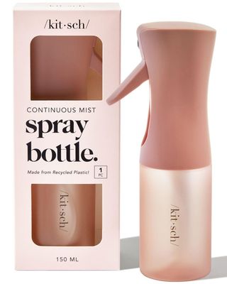 Kitsch Continuous Spray Bottle for Hair Fine Mist Water Mister for Hair Styling - Spray Bottles for Cleaning, Plants &amp; More - Terracotta, 5 oz