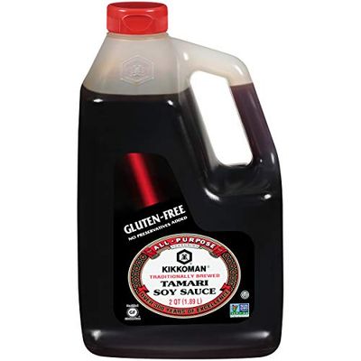 Kikkoman Tamari Gluten Free Soy Sauce, 0.5 Gallon