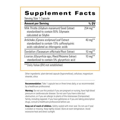 Integrative Therapeutics Super Milk Thistle X - Liver Support Formula - Standardized to Silymarin - Liver Health Support with Artichoke Leaf, Dandelion Root & Licorice Root Extracts - 120 Capsules