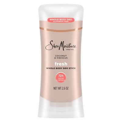 SheaMoisture Whole Body Deodorant Stick 72h Odor Control Fresh Aluminum Free 2.6 oz